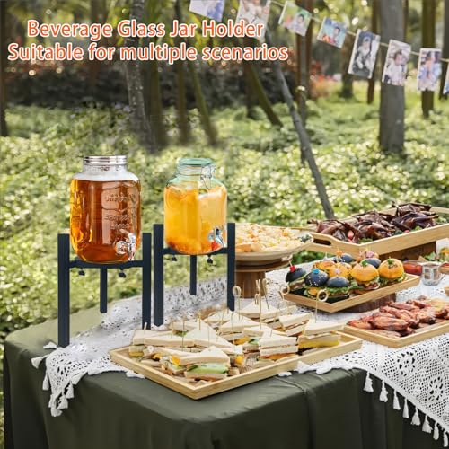 Drink Dispensers Stand For Party. Universal Beverage Dispensers Stand Adjustment Range 7.1 to 11.5 inches Wide
