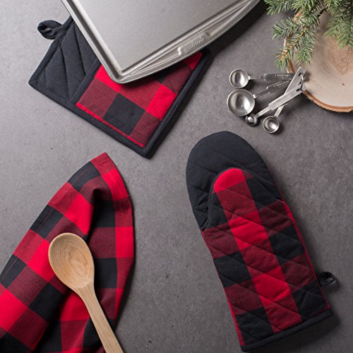 Buffalo Check Kitchen Collection (Potholder / Red & Black)