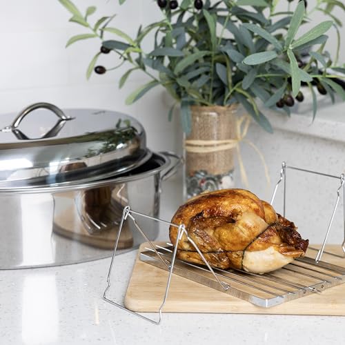 Turkey Roasting Rack and Lifter (11" x 6" Rack and Lifter)