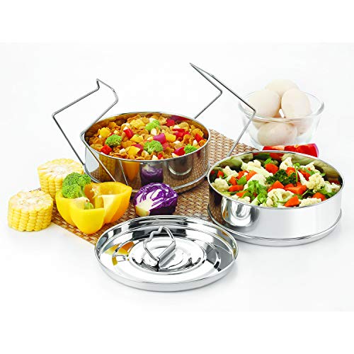Stackable Stainless Steel Insert Pans (3QT)