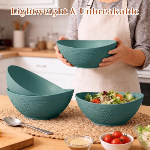 Large Soup Bowls 65 OZ (Green / 65 Oz)