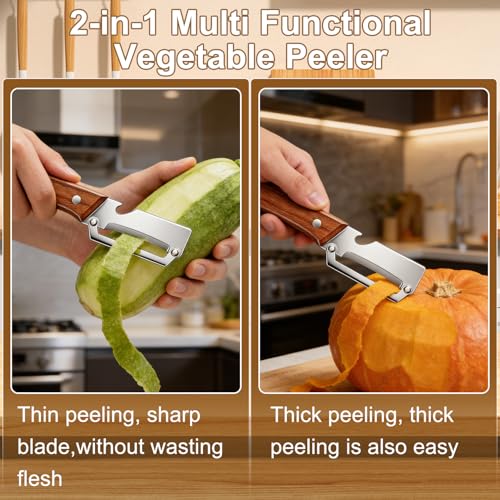 2Pcs Multi Functional Vegetable Peeler