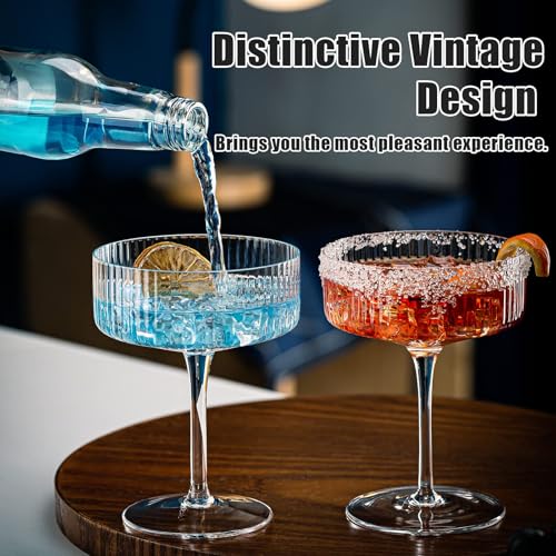 Vintage Art Deco Coupe Glasses (6)