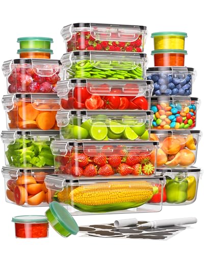40 Piece Food Storage Containers with Lids (40 Piece)