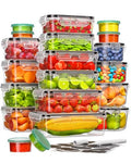 40 Piece Food Storage Containers with Lids (40 Piece)