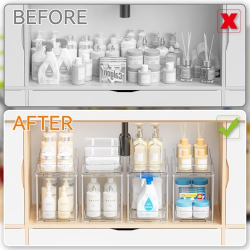 4 Pack Under Sink Organizers and Storage