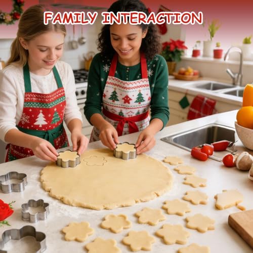 Flower Cookie Cutter Set Pack of 5 Stainless Steel Sandwich Cutter (C-Flower)