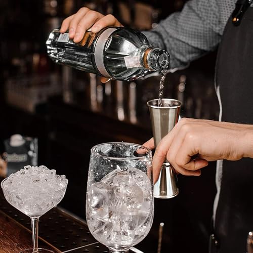 2 Pcs Jigger for Bartending (2 count / Sliver)