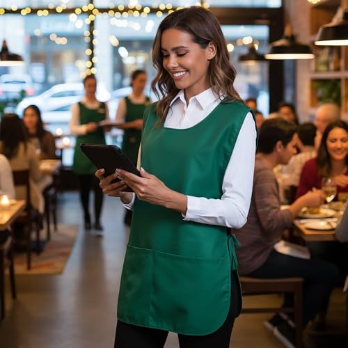 Unisex Cobbler Apron (Standard / 1 Pack - Green)