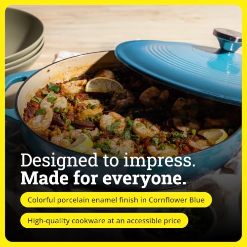 Essential Enamel Cast Iron Braiser (Cornflower Gradated)