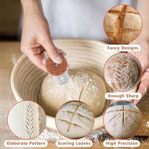 UFO Bread Lame Sourdough Scoring Tool Bread Scorer (D1-Circle-black)