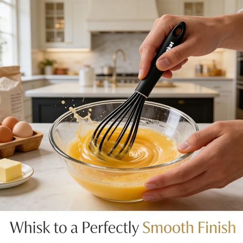 9" Silicone Balloon Whisk (9 inch / 1 Pc Black)