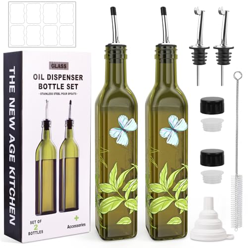Oil and Vinegar Dispenser Set (Butterfly)