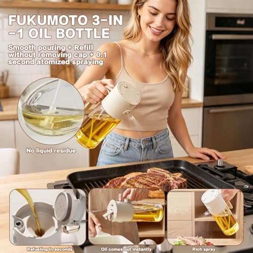 3 Piece Oil Dispenser Set