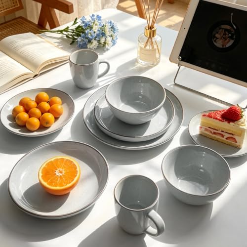 Stoneware Euro (Service for 4 - 20pc Set / White)
