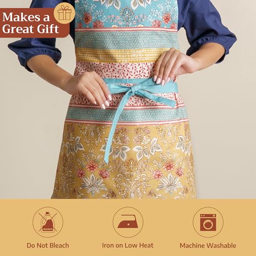 Aprons for women with Pocket 100% Cotton Pack of 1 (003 - Marquise)