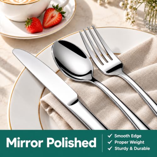 49PCS Silverware Set with Organizer (Gray)