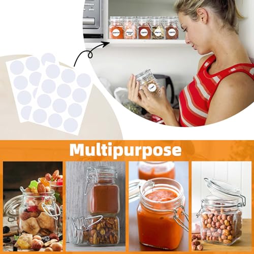 Spice Jars 20 Pack Small 4 oz Glass Jars Spice Jars Herb Jars (Small)
