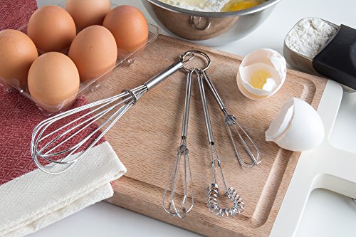 Mini Whisks Chrome Plated (Mini Whisks, Chrome plated - Set of 4)