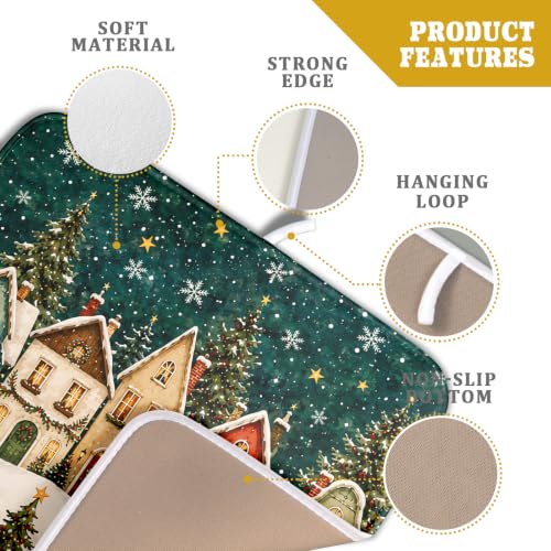 Christmas Dish Drying Mat (18" x 16")