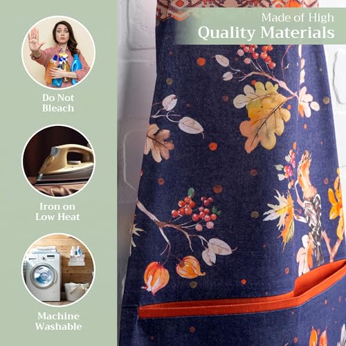 Aprons for women with Pocket 100% Cotton Pack of 1 (029 - Kelim - Infinity)