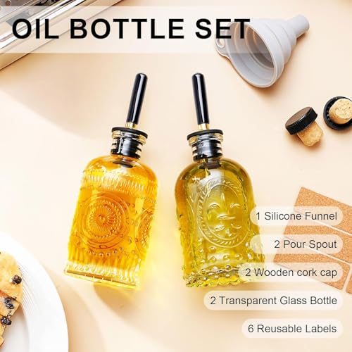 Oil Bottle Set of 2 (2 Pack)