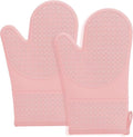 Silicone Oven Mitts (Pink)