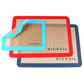 Silicone Baking Mats Set of 3 (2 Half Sheet + 1 Quarter Sheet)
