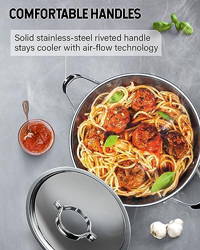 6 Quart Stainless Steel Stock Pot (6 Quarts)