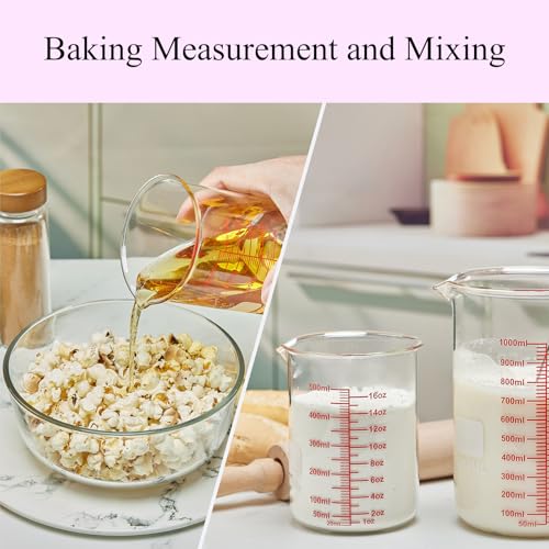 High Borosilicate Glass Measuring Cup (500ml (16oz))