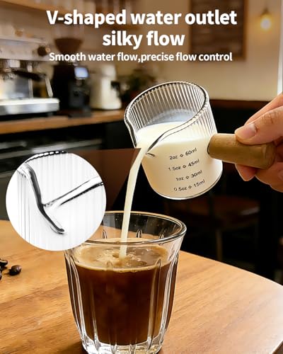 Espresso Measuring Cup 2 OZ (Transparent Color / 2 oz)