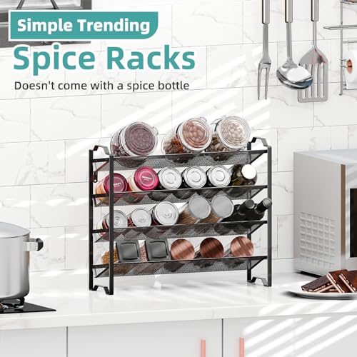 2 Pack 4 Tier Spice Rack Organizer