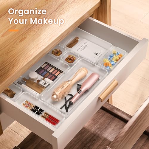 Tool Box Organizer Tray Divider Set Drawer Organizer (5 Size / Clear)