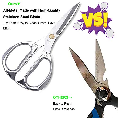 Kitchen Scissors All Purpose (Silver)