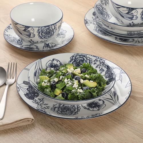 Westerly Court 16 (Service for 4 (16pcs) / Blue Floral (Westerly Court))