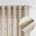 Living Room Curtains for Windows (50"W x 108"L (Pack of 2) / Taupe)