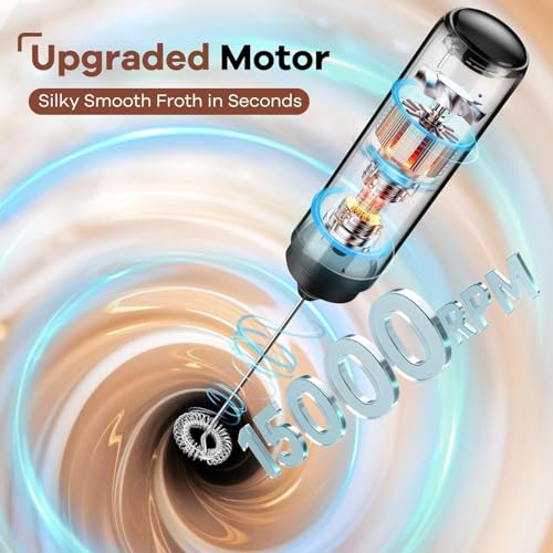 Rechargeable Milk Frother (Ebony)