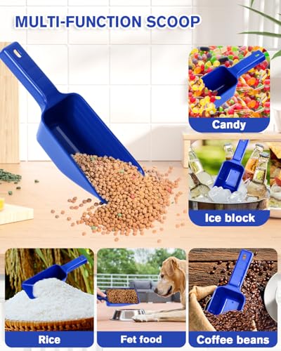 2 Cup Dog Food Scoop (Blue)