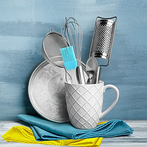 Kitchen Towels Cotton Dish Towels 20”x30” (20" x 30" (Set of 12) / 020 Multi)