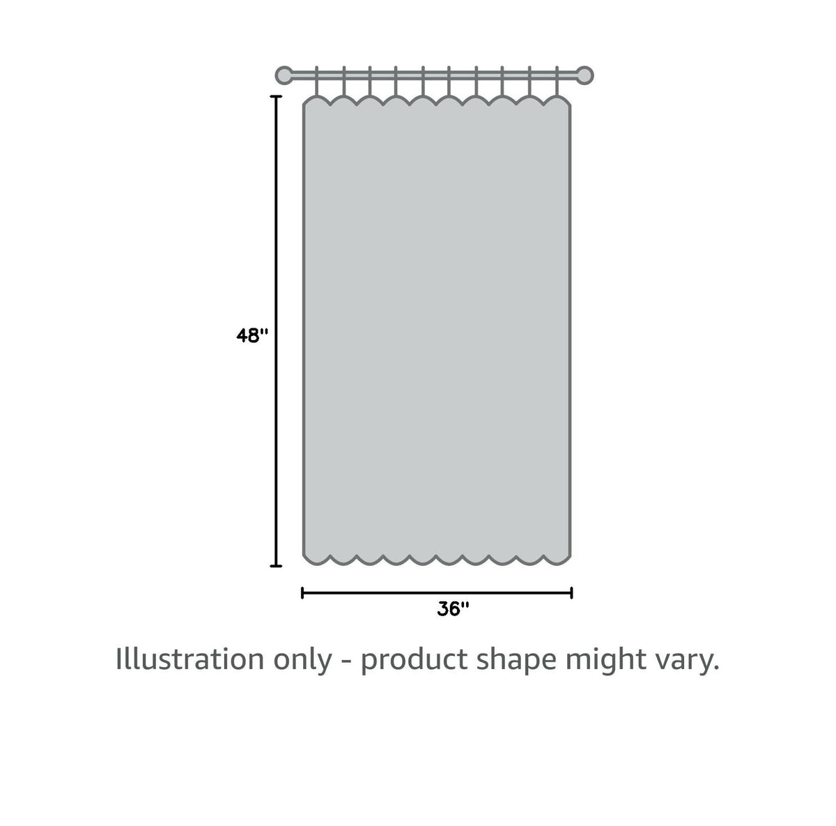 48 inch Curtains 2 Panels Set for Kitchen (36"W x 48"L (Pack of 2) / Natural)