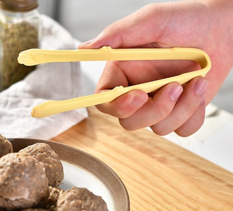 6 Pcs Mini Silicone Food Tongs