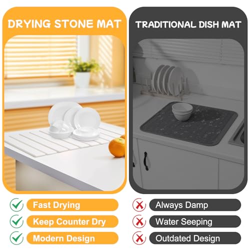 Stone Drying Mat for Kitchen Counter