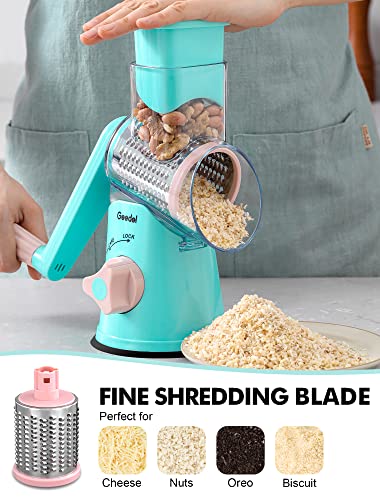 Rotary Cheese Grater (Tiffany / 3 Blades)