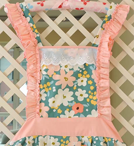 Womens Cooking Baking Apron (Blue Tree)