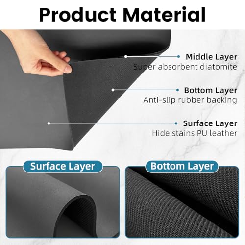 17x12 Inch Coffee Mat (Gray / 17" x 12")
