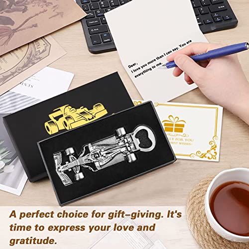 Racing Car Bottle Opener (Metallic Silver with Gift Box)