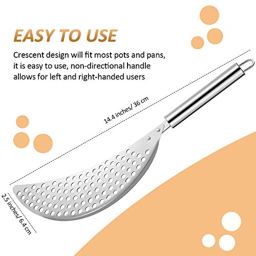 2 Pieces Pot Strainer with Handle for Pan