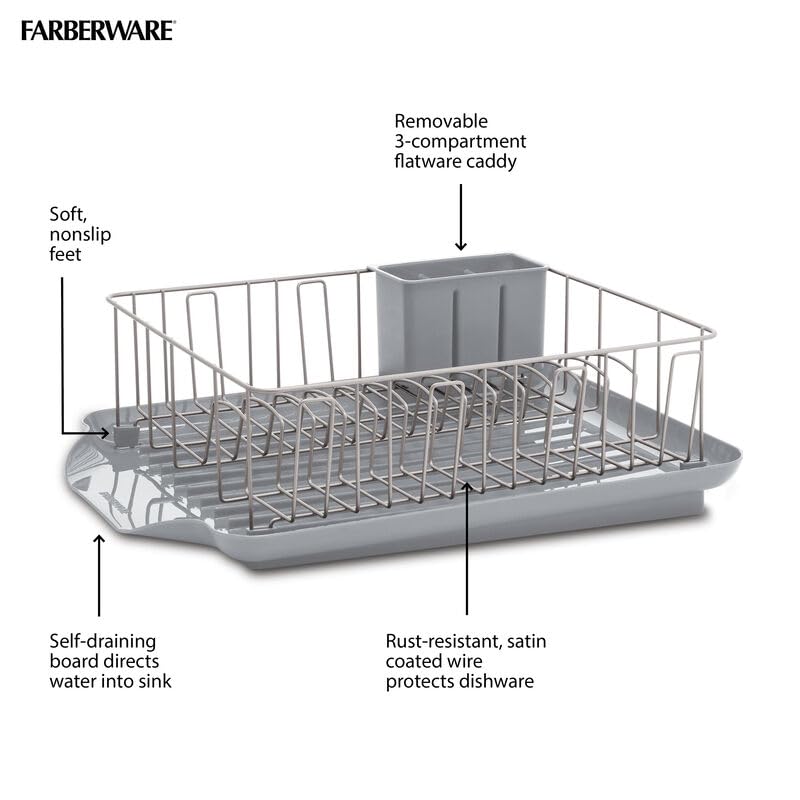 Classic 3 Piece Dish Drying Rack Set