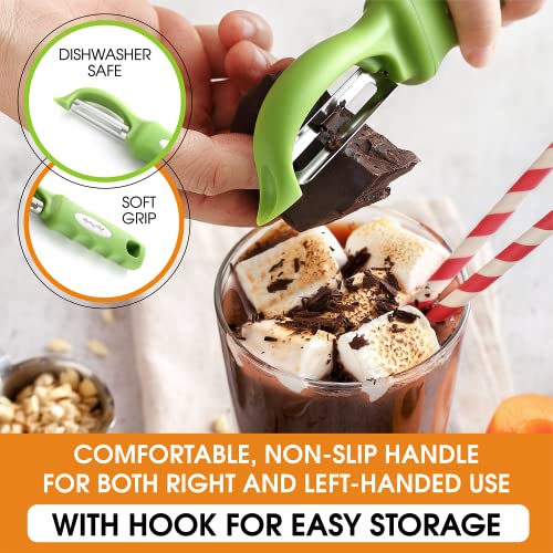 Swivel Vegetable Peeler for Kitchen w (Green)