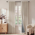 Warm Sand 100% Blackout Curtains 102 Inch Long for Bedroom Loft (Warm Sand / 52"W x 102"L (Pack of 2))